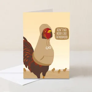 Image of Ain’t No Hood Like Fatherhood Father's Day Gift Card