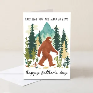 Image of Bigfoot Father's Day Gift Card