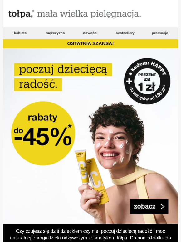 rabaty do -45% na radosny Dzień Dziecka! 😃