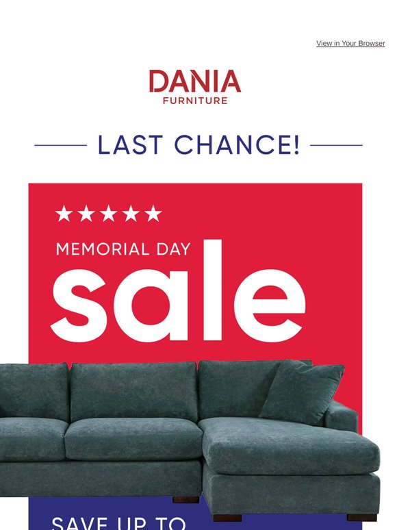 LAST CHANCE I Memorial Day Sale