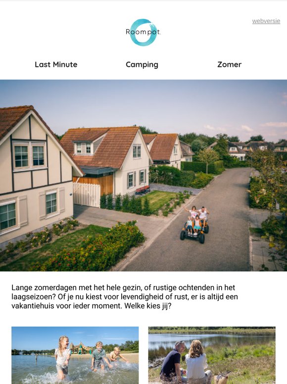 Boek je favoriete vakantieperiode!