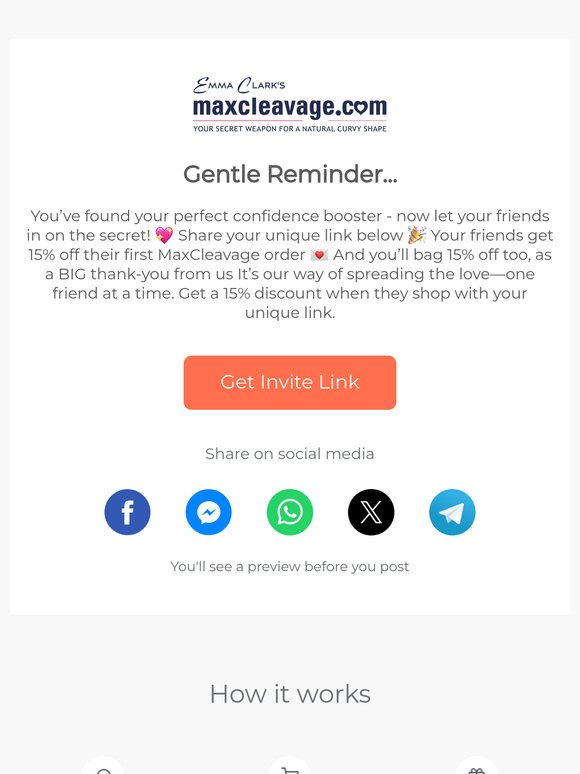 Please don’t forget —, receive a 15% discount just for sharing the love!