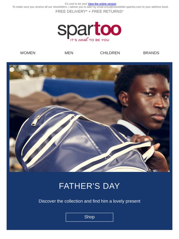 💙 Father's Day: Go all out to please him. Free delivery!
