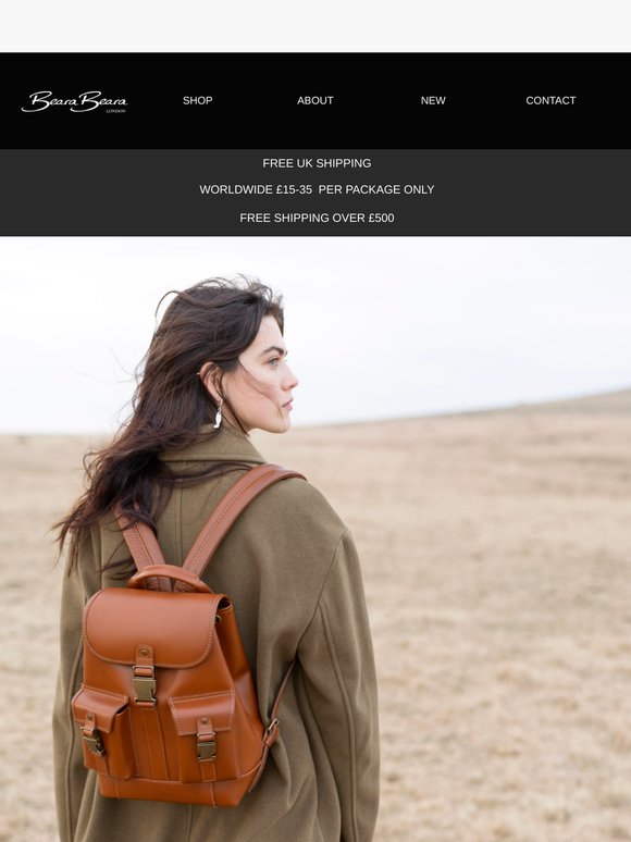 【美品】イギリスブランド Beara Beara INESバック INES