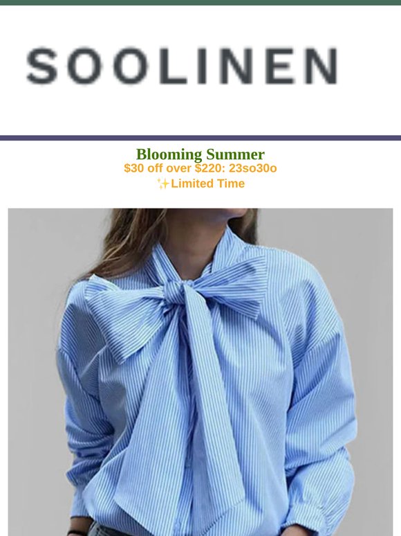 Celebrate This Bloom Summer - Cute Bow Tie Shirts & Sandals