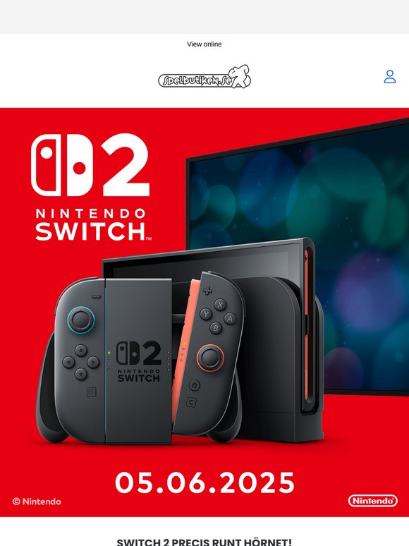 SWITCH 2 PRECIS RUNT HÖRNET!