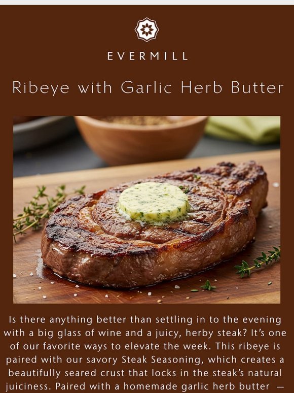 A ribeye recipe to elevate any weeknight...