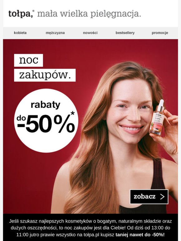 rusza noc zakupów do -50% na niemal WSZYSTKO! 🛒