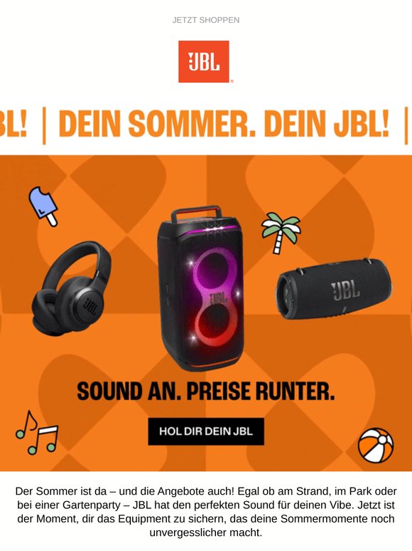 DEIN SOMMER. DEIN JBL!