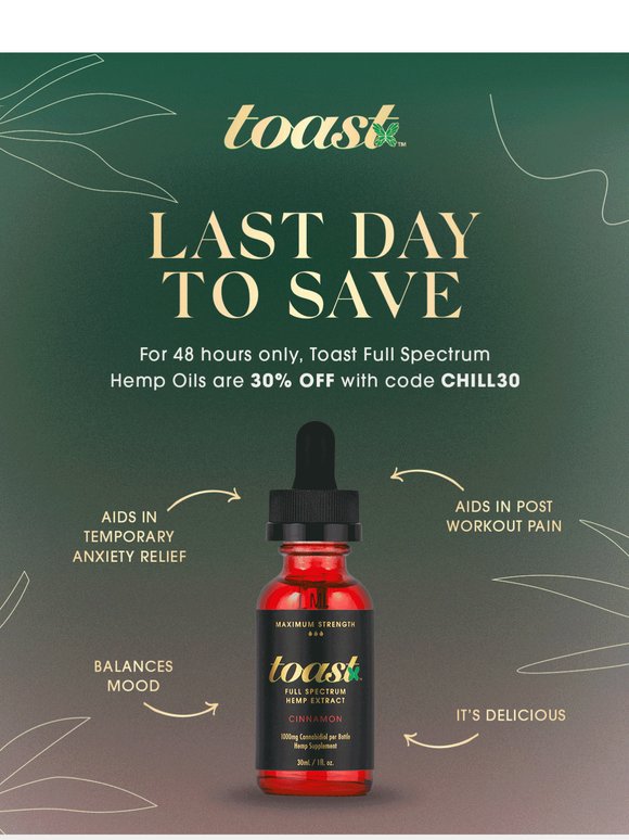 48 Hours Only for 30% Off