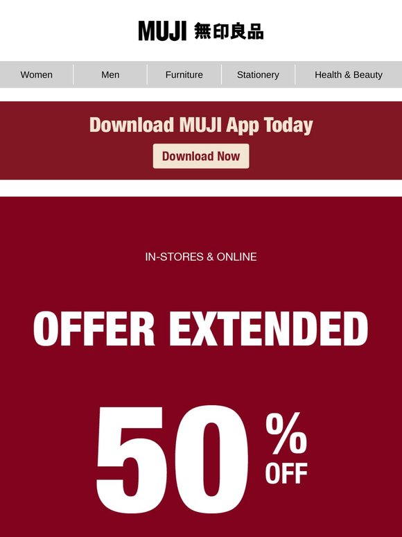 50% OFF EXTENDED 🎉