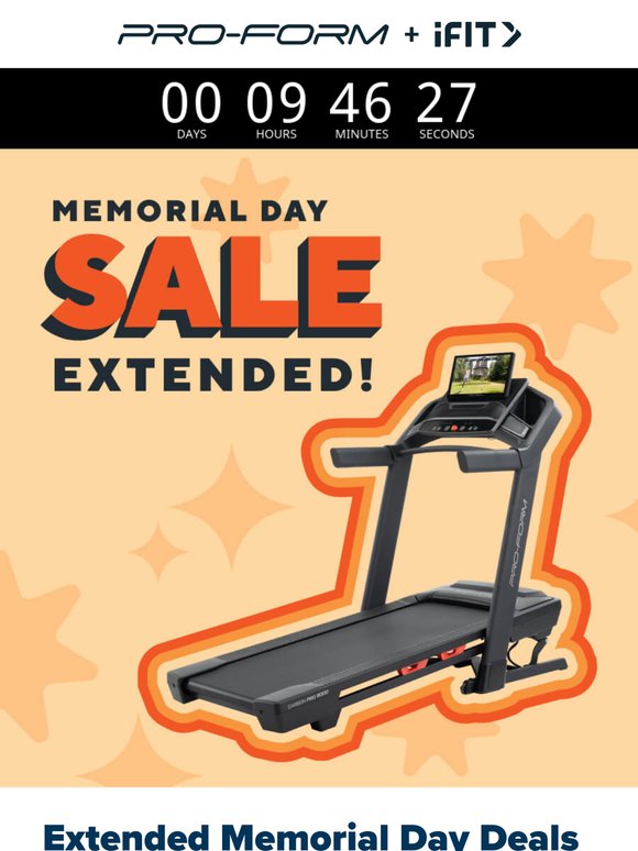 Going, going... Our Extended Memorial Day Sale ends tonight 🕘