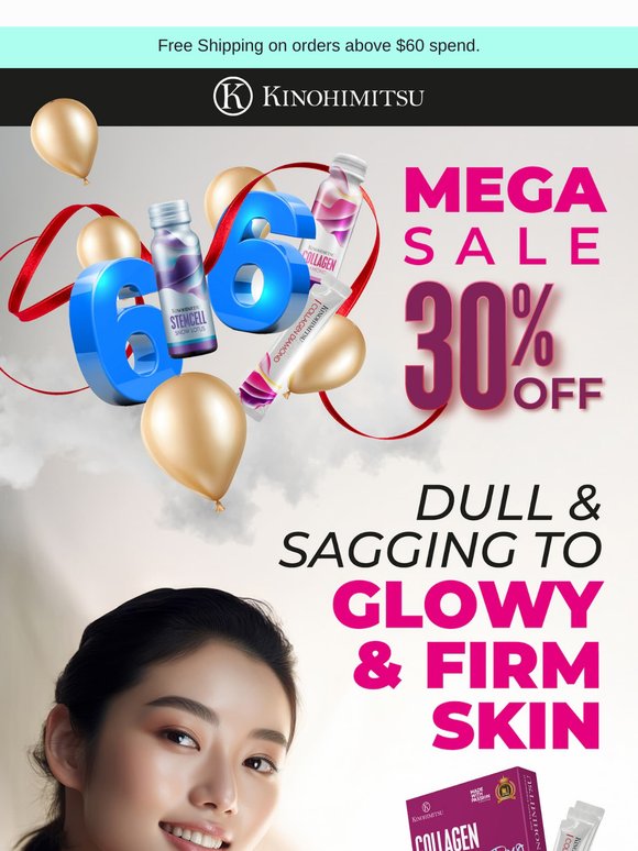 6.6 Mega Sale Just Dropped! 🔥 30% OFF