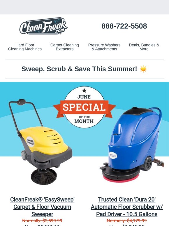 ☀️Sweep, scrub & save this summer