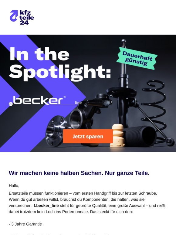 Teile, auf die du dich verlassen kannst