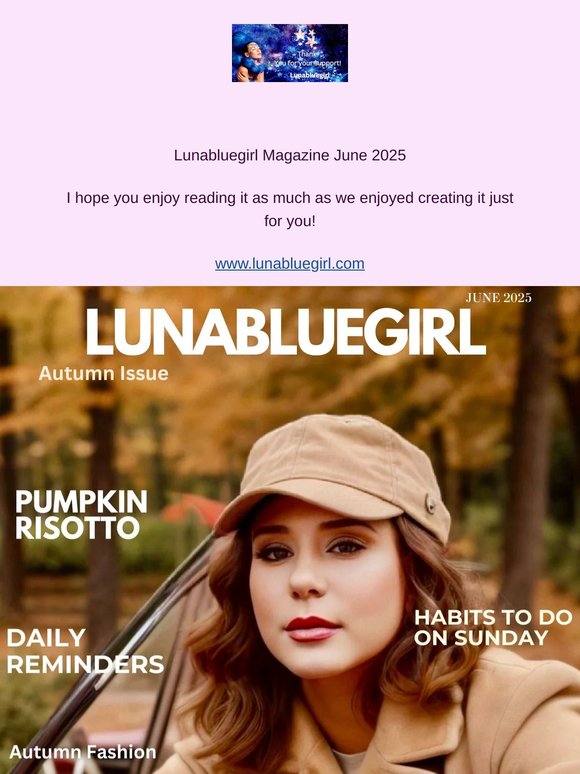 Lunabluegirl June Issue Is Here!