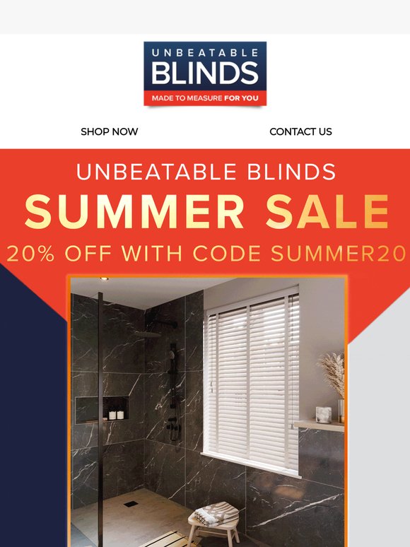The Big Summer Sale Starts Now! ☀️