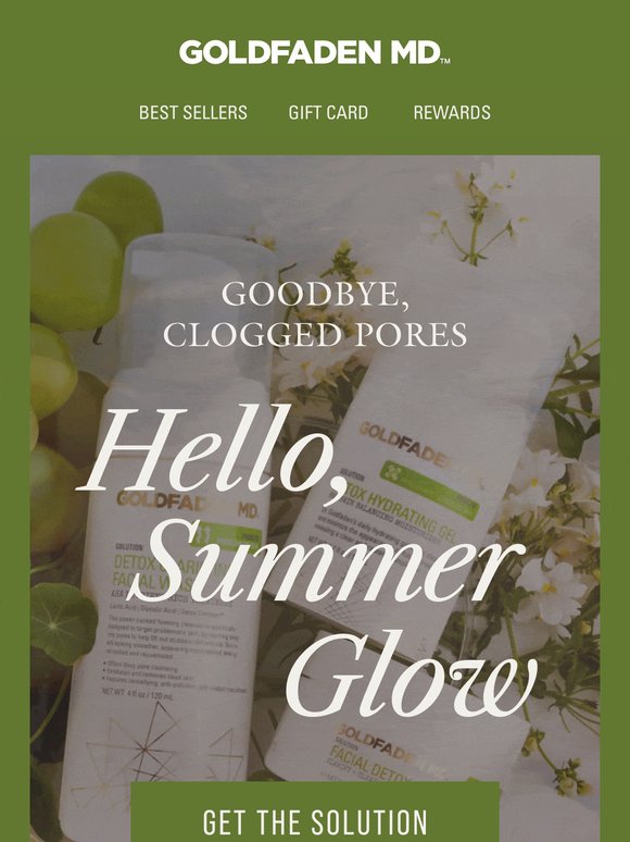 Dr. Goldfaden’s picks for clear skin
