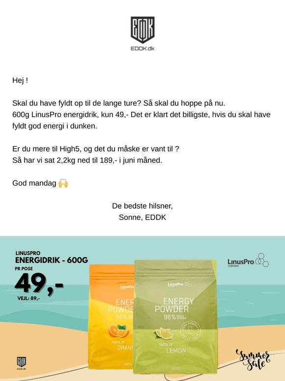 SUMMER SALES! 2,2kg High5 - kun 189,-