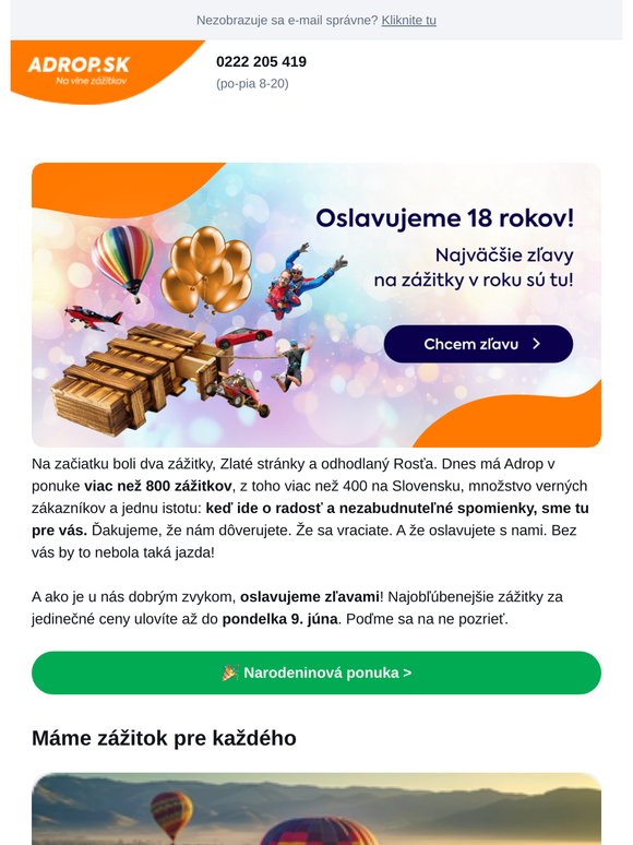 Oslavujeme 18. narodeniny! 🎂 A máme pre vás darčeky.