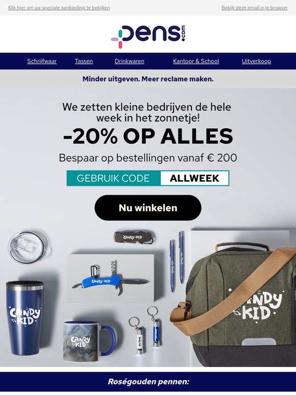 -20% | We ❤️ kleine bedrijven!
