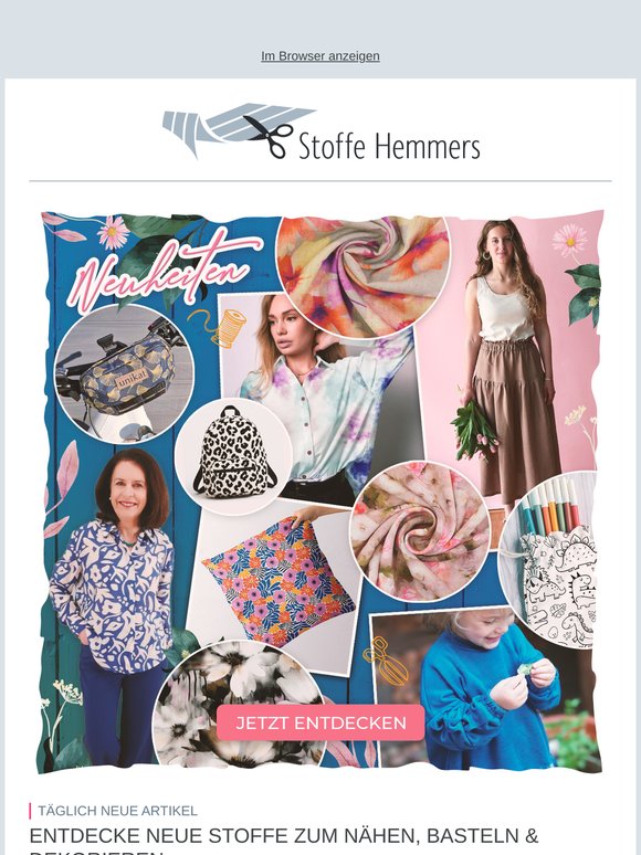 Neue Stoffe & Schnittmuster – Perfekt für deine Sommer-Nähprojekte! ✂️☀️