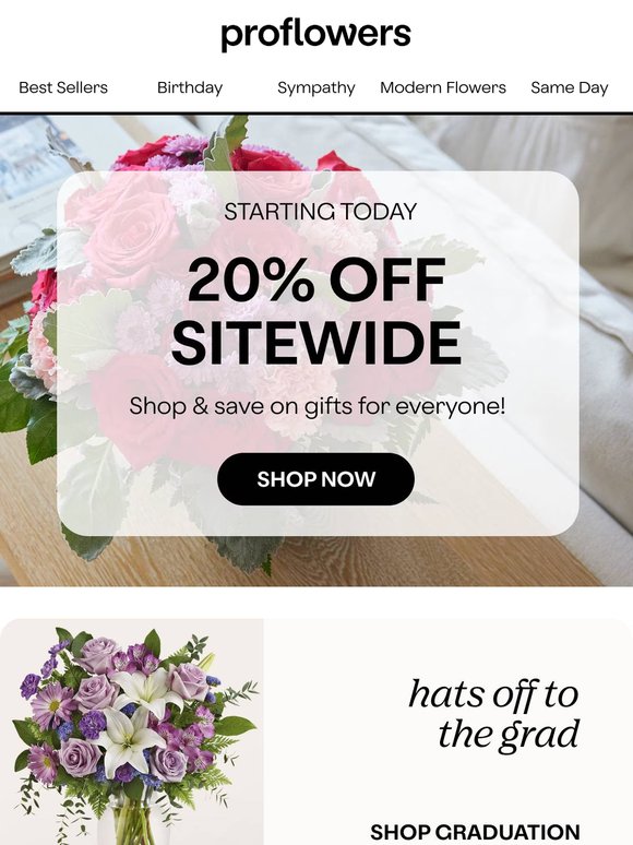 Jumping Into June with 20% Off Summer Blooms!