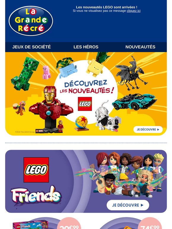 🧱 Pssst, les nouveautés LEGO sont là !