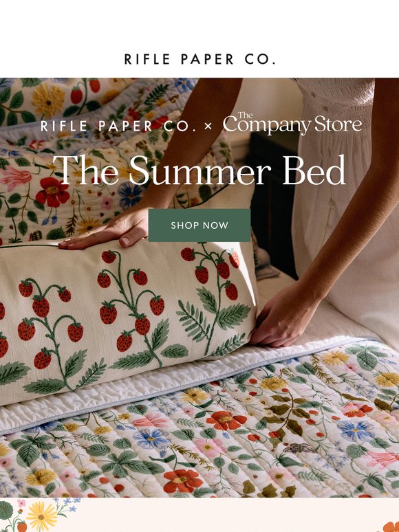 NEW! Bedding in Strawberry Fields