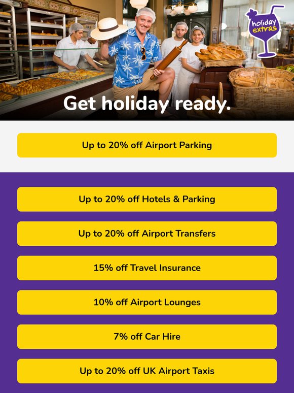 Your Airport Parking discount is inside
