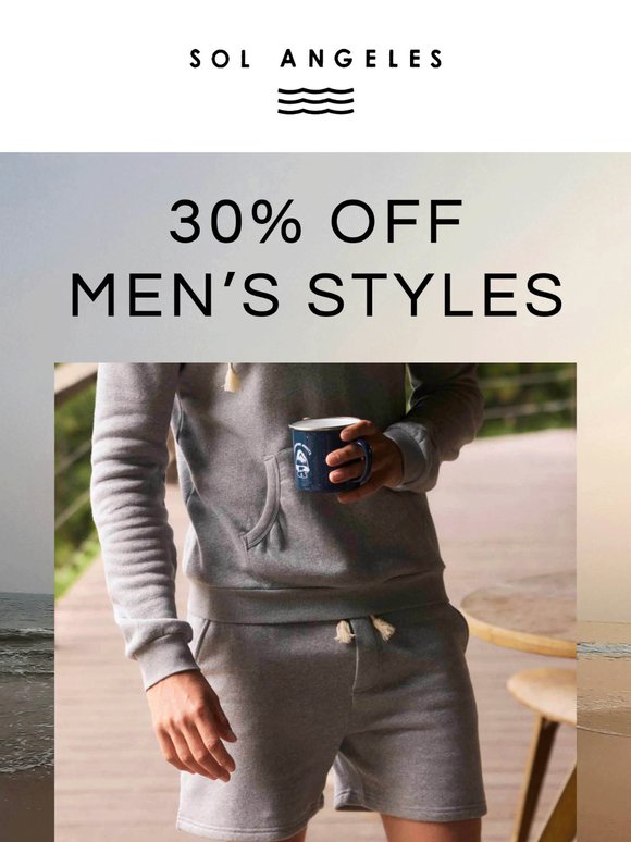 Summer Style for Dad: 30% Off Men’s Essentials!