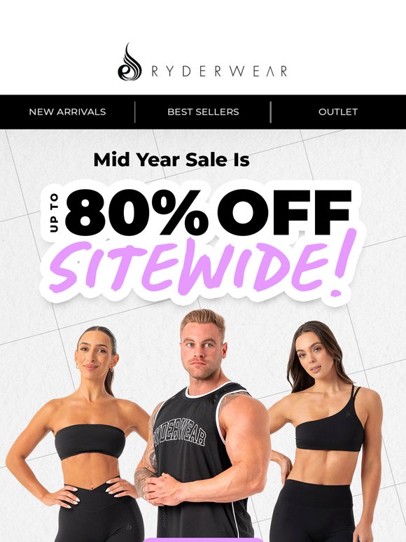 LIVE! UP TO 80% OFF SITEWIDE 🥳