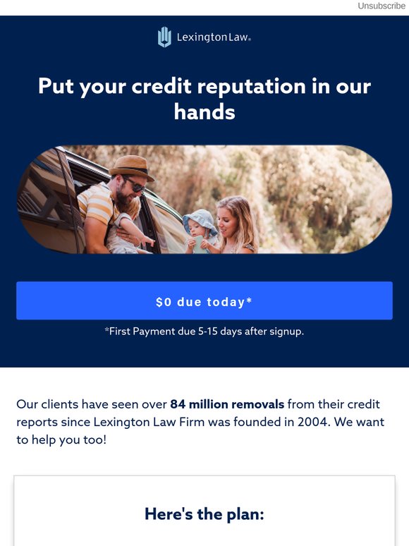 ⚖️ —, put your credit in our attorney's hands.