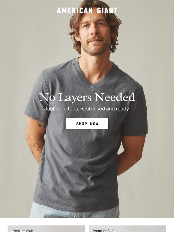 Men's Tees: Back for Bundles