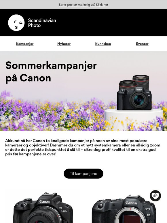 Sommerens tilbud på Canon