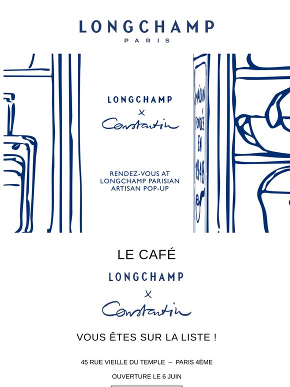 Le Café Longchamp x Constantin ouvre bientôt