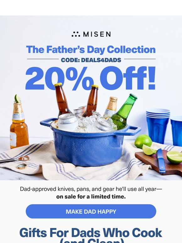 FLASH SALE: 20% Off Father’s Day Favorites