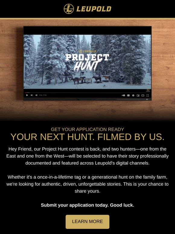 A Leupold Optics Kit & More Up For Grabs!
