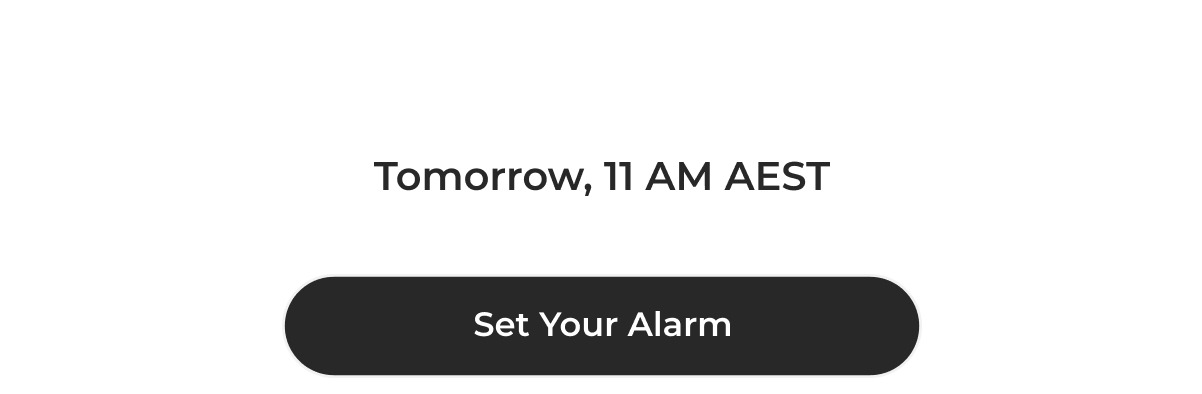 Set Your Alarm