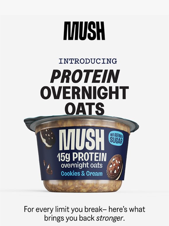 Not just more protein. More everything. Available Now.