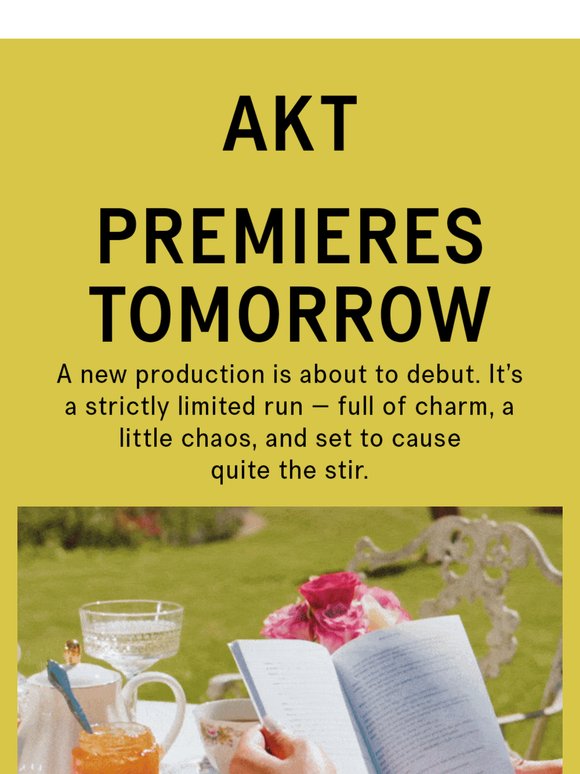 A NEW production premieres tomorrow