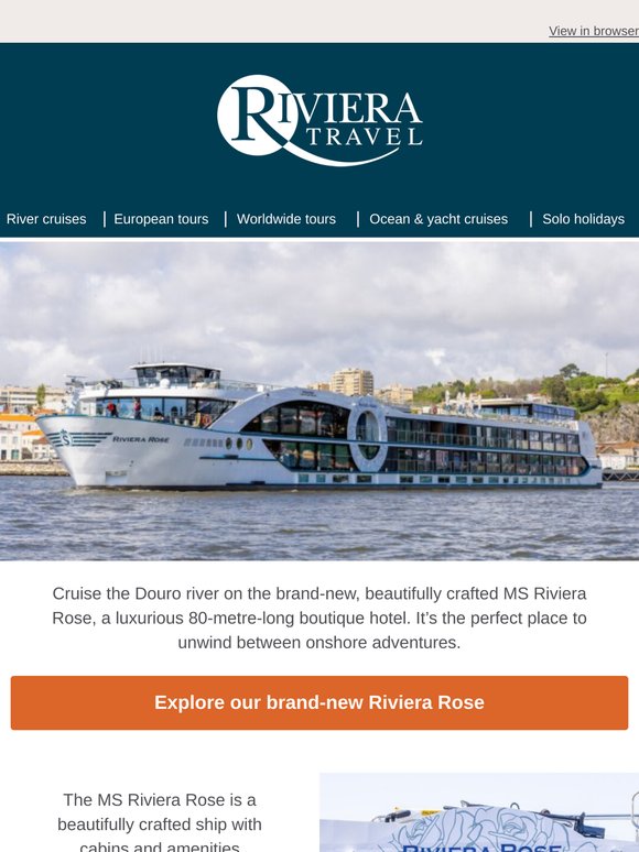 Regal River cruises on the brand-new Riviera Rose