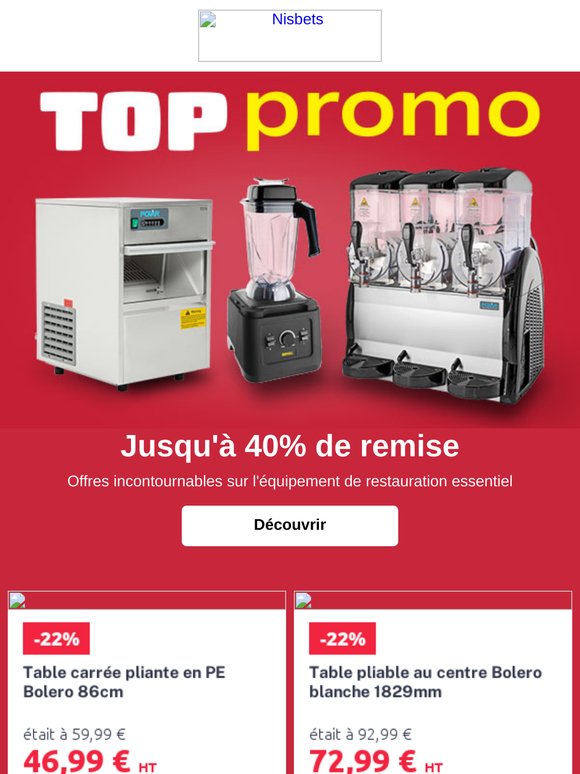 Top promo - jusqu'à 35% de remise