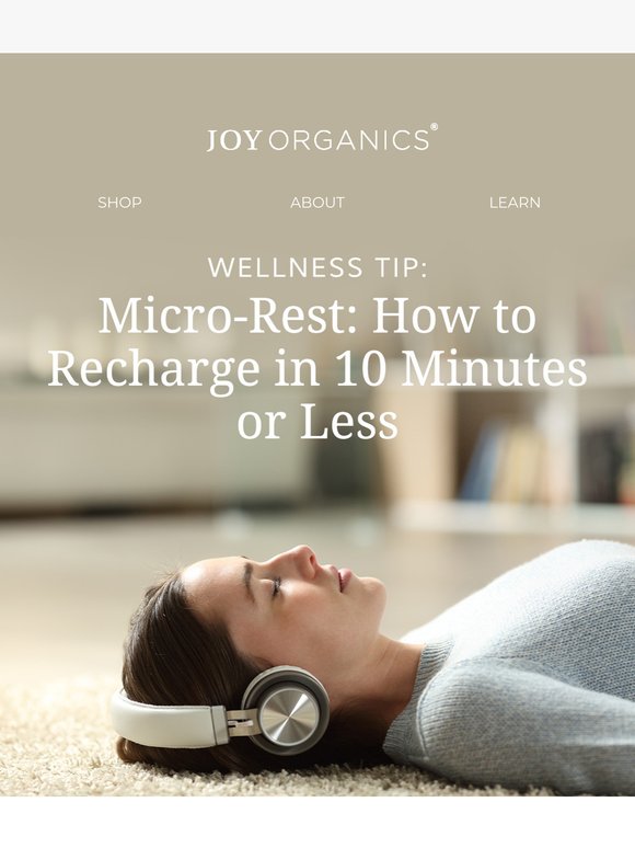 Tired? Try This 10-Minute Reset