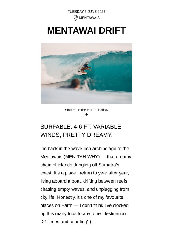 : : Mentawai Drift