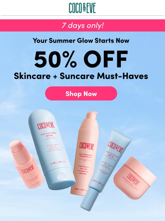 6.6 SALE: 50% OFF Summer Heroes!