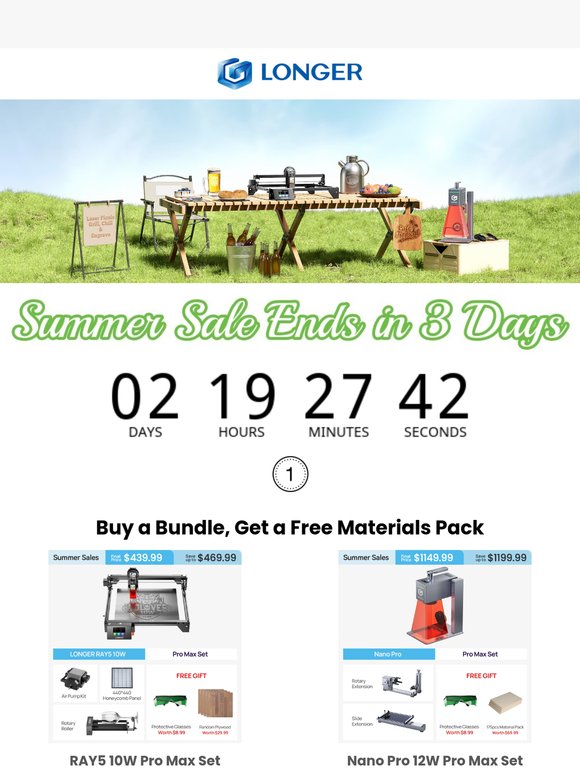 🎉 Only 3 Days Left – Summer Sale Countdown!