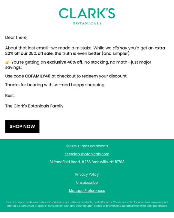 Oops—Here’s the Correct Offer