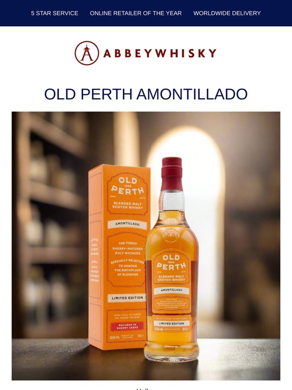 Uncover the charm of Old Perth Amontillado! 🥃✨”