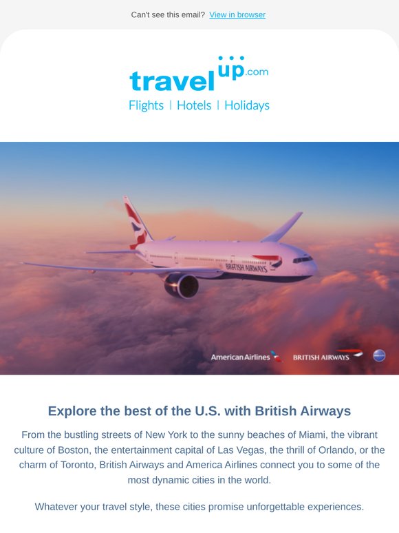 Explore the Best of the U.S. with British Airways
